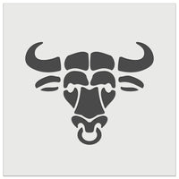 Water Buffalo Ox with Nose Ring Wall Cookie DIY Craft Reusable Stencil