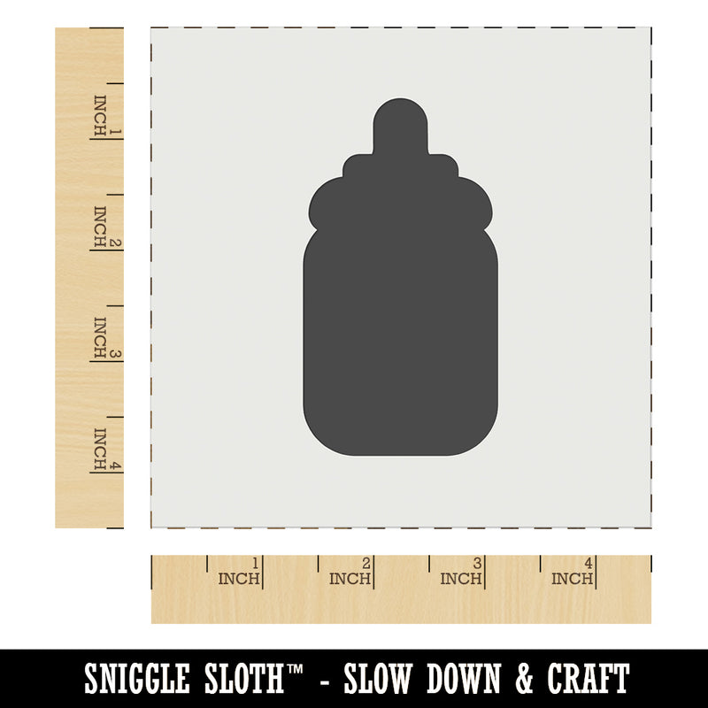 Baby Bottle Solid Wall Cookie DIY Craft Reusable Stencil