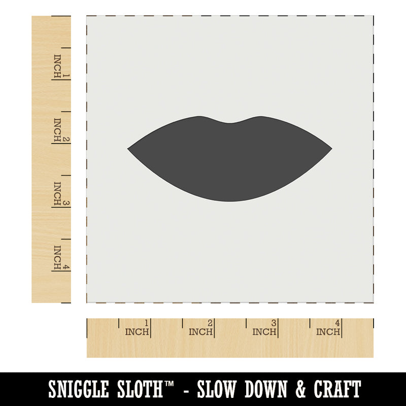 Lips Mouth Solid Wall Cookie DIY Craft Reusable Stencil