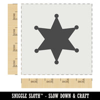 Sheriff Policeman Badge Wall Cookie DIY Craft Reusable Stencil