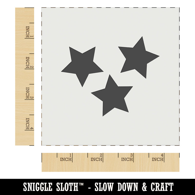 Star Scatter Wall Cookie DIY Craft Reusable Stencil