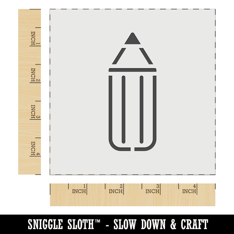 Stubby Pencil Wall Cookie DIY Craft Reusable Stencil