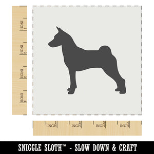 Basenji Dog Solid Wall Cookie DIY Craft Reusable Stencil