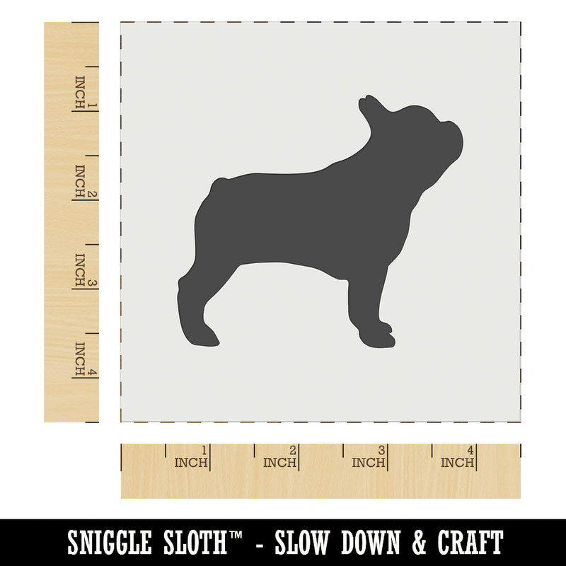 French Bulldog Dog Solid Wall Cookie DIY Craft Reusable Stencil