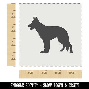 German Shepherd Dog Solid Wall Cookie DIY Craft Reusable Stencil