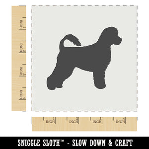 Portuguese Water Dog Solid Wall Cookie DIY Craft Reusable Stencil