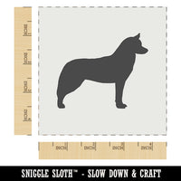 Siberian Husky Dog Solid Wall Cookie DIY Craft Reusable Stencil