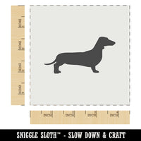 Smooth Haired Dachshund Dog Solid Wall Cookie DIY Craft Reusable Stencil