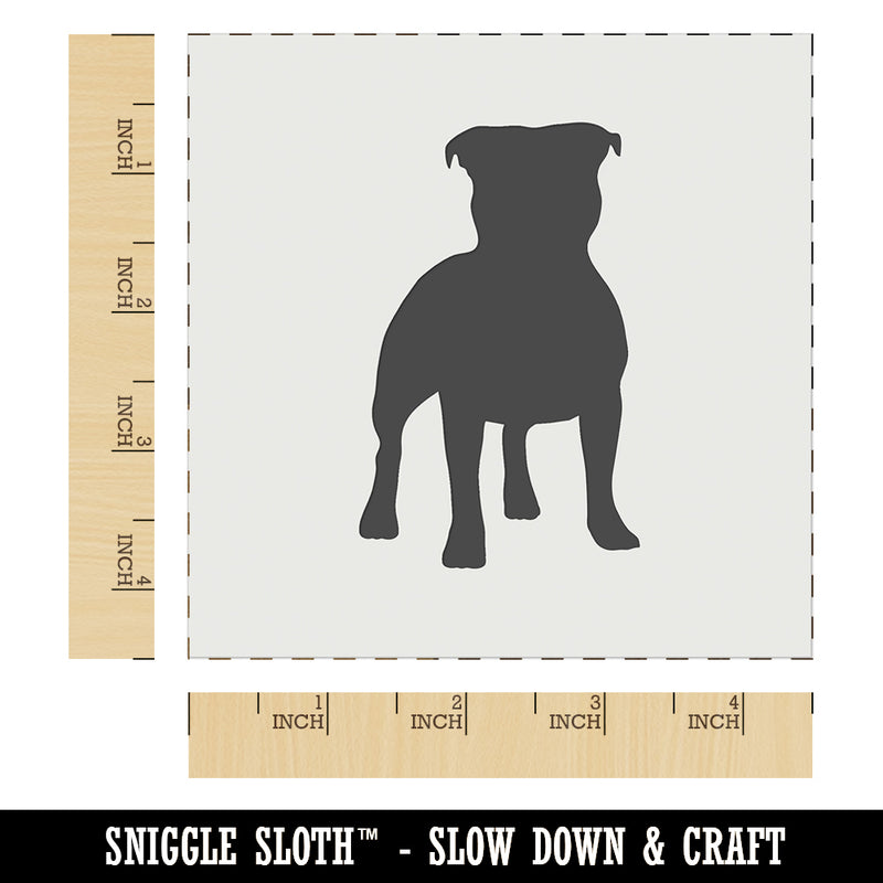 Staffordshire Bull Terrier Dog Solid Wall Cookie DIY Craft Reusable Stencil