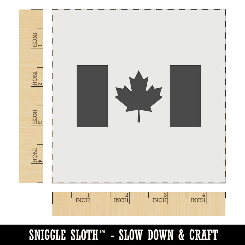 Canada Flag Wall Cookie DIY Craft Reusable Stencil