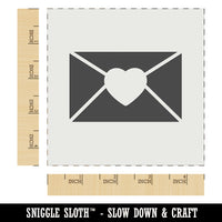 Envelope with Heart Wall Cookie DIY Craft Reusable Stencil