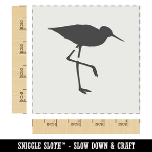 Sandpiper Bird Solid Wall Cookie DIY Craft Reusable Stencil