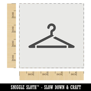 Clothes Hanger Laundry Wall Cookie DIY Craft Reusable Stencil