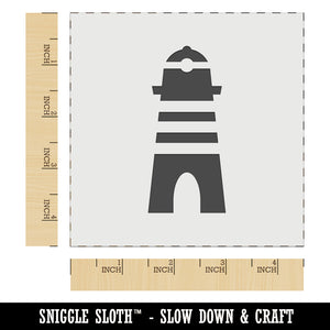 Lighthouse Striped Wall Cookie DIY Craft Reusable Stencil