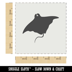 Manta Ray Solid Wall Cookie DIY Craft Reusable Stencil