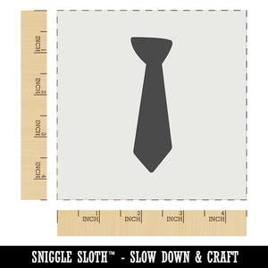 Neck Tie Doodle Solid Wall Cookie DIY Craft Reusable Stencil