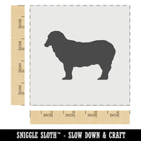 Sheep Standing Solid Wall Cookie DIY Craft Reusable Stencil