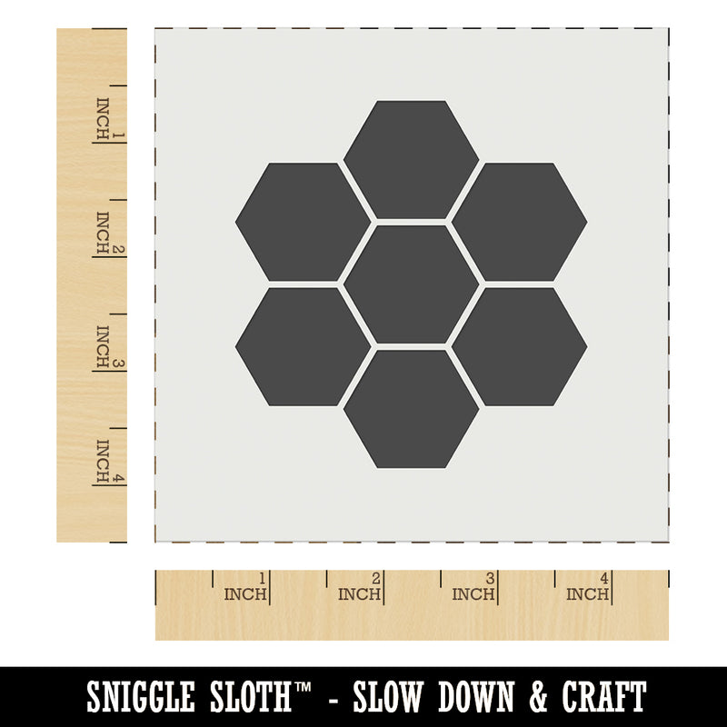 Bee Honeycomb Solid Wall Cookie DIY Craft Reusable Stencil