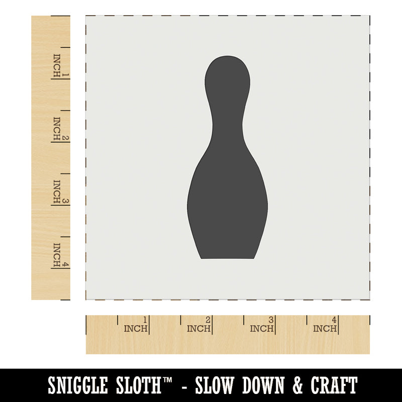 Bowling Pin Solid Wall Cookie DIY Craft Reusable Stencil