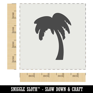 Palm Tree Tropical Solid Wall Cookie DIY Craft Reusable Stencil