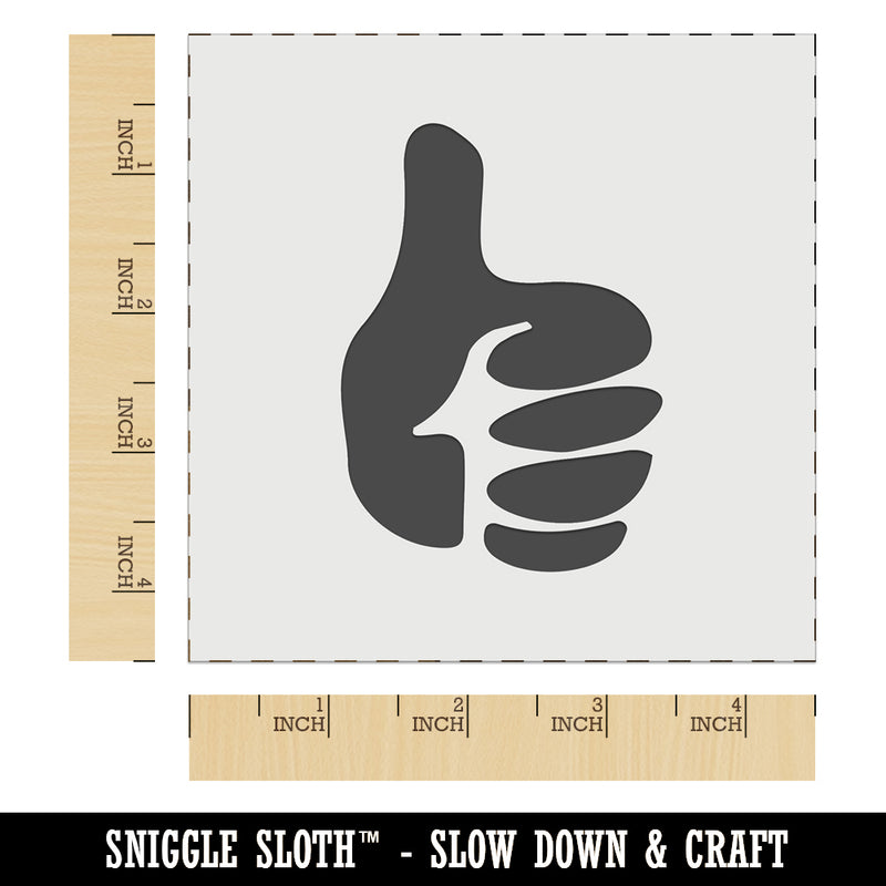 Thumbs Up Down Wall Cookie DIY Craft Reusable Stencil