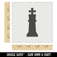 Chess King Piece Wall Cookie DIY Craft Reusable Stencil