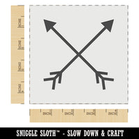 Crossed Arrows Wall Cookie DIY Craft Reusable Stencil