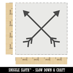 Crossed Arrows Wall Cookie DIY Craft Reusable Stencil