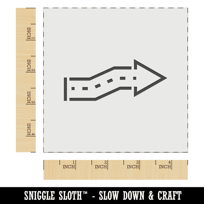 Cute Crooked Arrow Wall Cookie DIY Craft Reusable Stencil