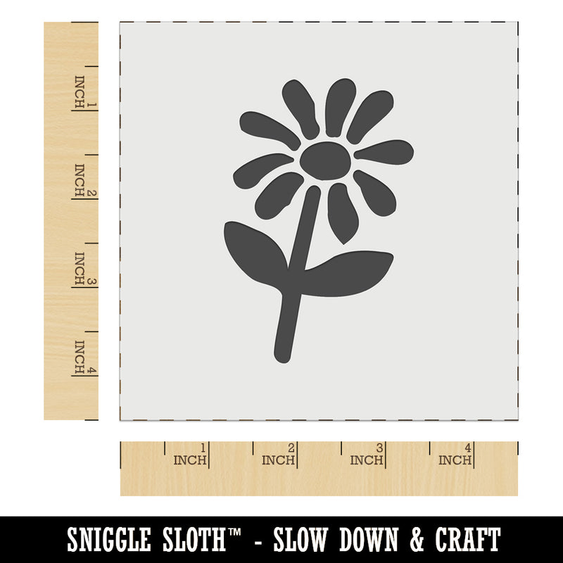 Daisy Flower Sketch Wall Cookie DIY Craft Reusable Stencil
