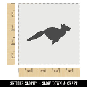 Fox Running Solid Wall Cookie DIY Craft Reusable Stencil