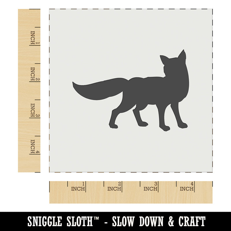 Fox Solid Wall Cookie DIY Craft Reusable Stencil