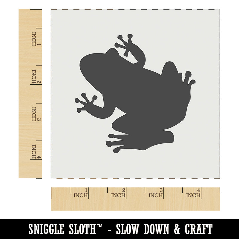 Rainforest Tree Frog Solid Wall Cookie DIY Craft Reusable Stencil