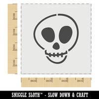 Skull Doodle Wall Cookie DIY Craft Reusable Stencil