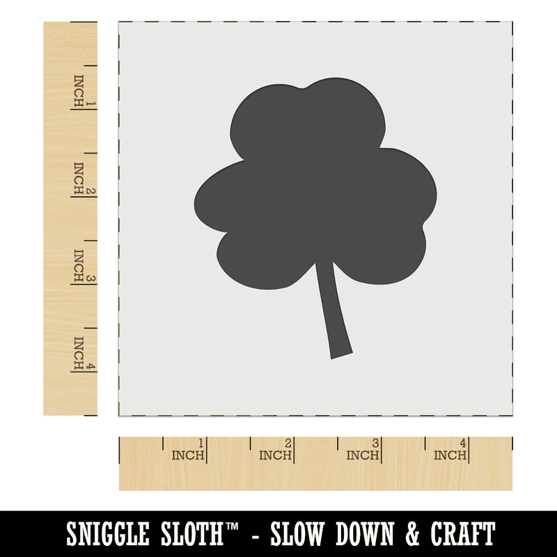 Three Leaf Clover Solid Wall Cookie DIY Craft Reusable Stencil