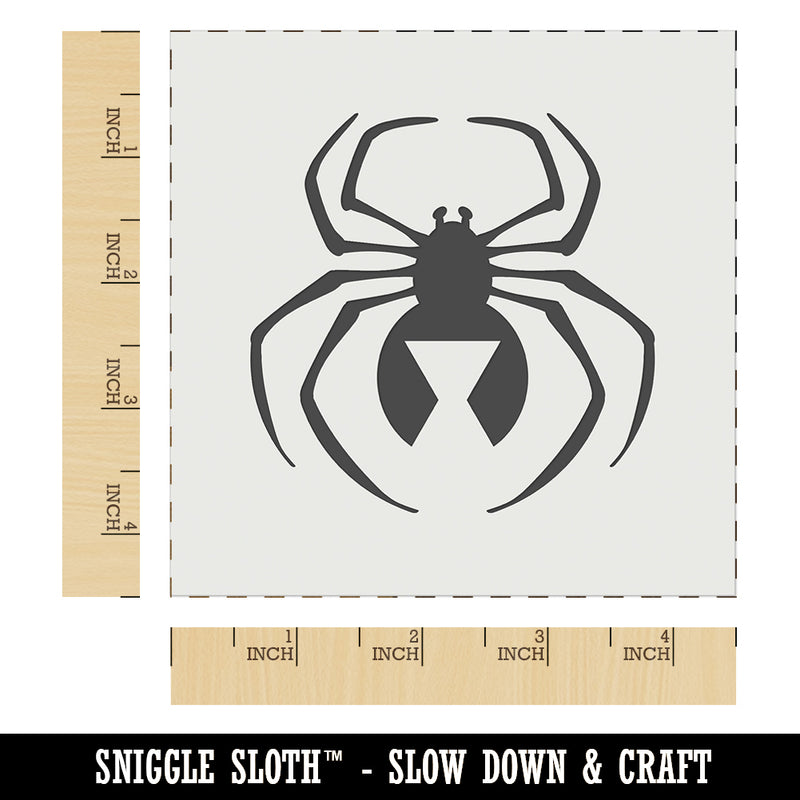Black Widow Spider Wall Cookie DIY Craft Reusable Stencil