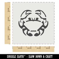 Crab Icon Wall Cookie DIY Craft Reusable Stencil