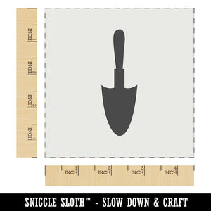 Garden Trowel Shovel Solid Wall Cookie DIY Craft Reusable Stencil