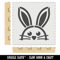 Peeking Bunny Rabbit Wall Cookie DIY Craft Reusable Stencil