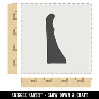 Delaware State Silhouette Wall Cookie DIY Craft Reusable Stencil