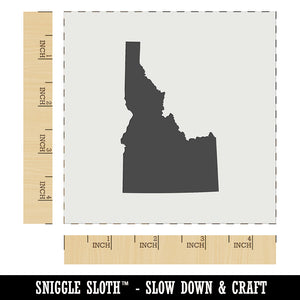 Idaho State Silhouette Wall Cookie DIY Craft Reusable Stencil