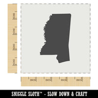 Mississippi State Silhouette Wall Cookie DIY Craft Reusable Stencil