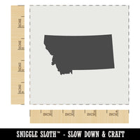 Montana State Silhouette Wall Cookie DIY Craft Reusable Stencil