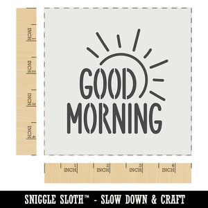 Good Morning Sun Wall Cookie DIY Craft Reusable Stencil