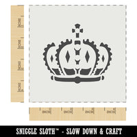 King Queen Royal Crown Wall Cookie DIY Craft Reusable Stencil