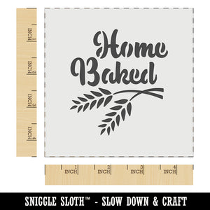 Home Baked Bread Baking Wall Cookie DIY Craft Reusable Stencil