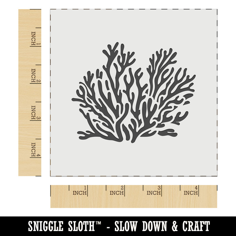 Coral Reef Ocean Wall Cookie DIY Craft Reusable Stencil