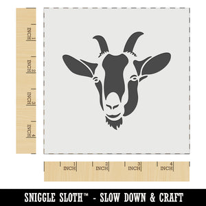 Toggenburg Goat Face Wall Cookie DIY Craft Reusable Stencil