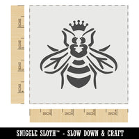 Queen Bee with Crown Honey Hive Wall Cookie DIY Craft Reusable Stencil