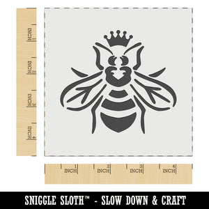 Queen Bee with Crown Honey Hive Wall Cookie DIY Craft Reusable Stencil